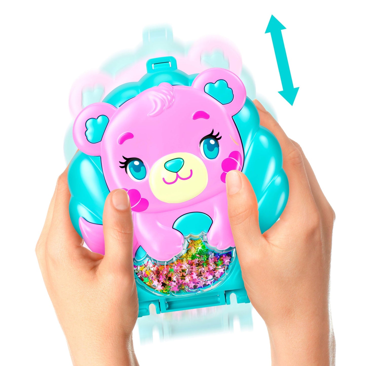 Polly Pocket Set de Juego Compacto Isla de Glitter