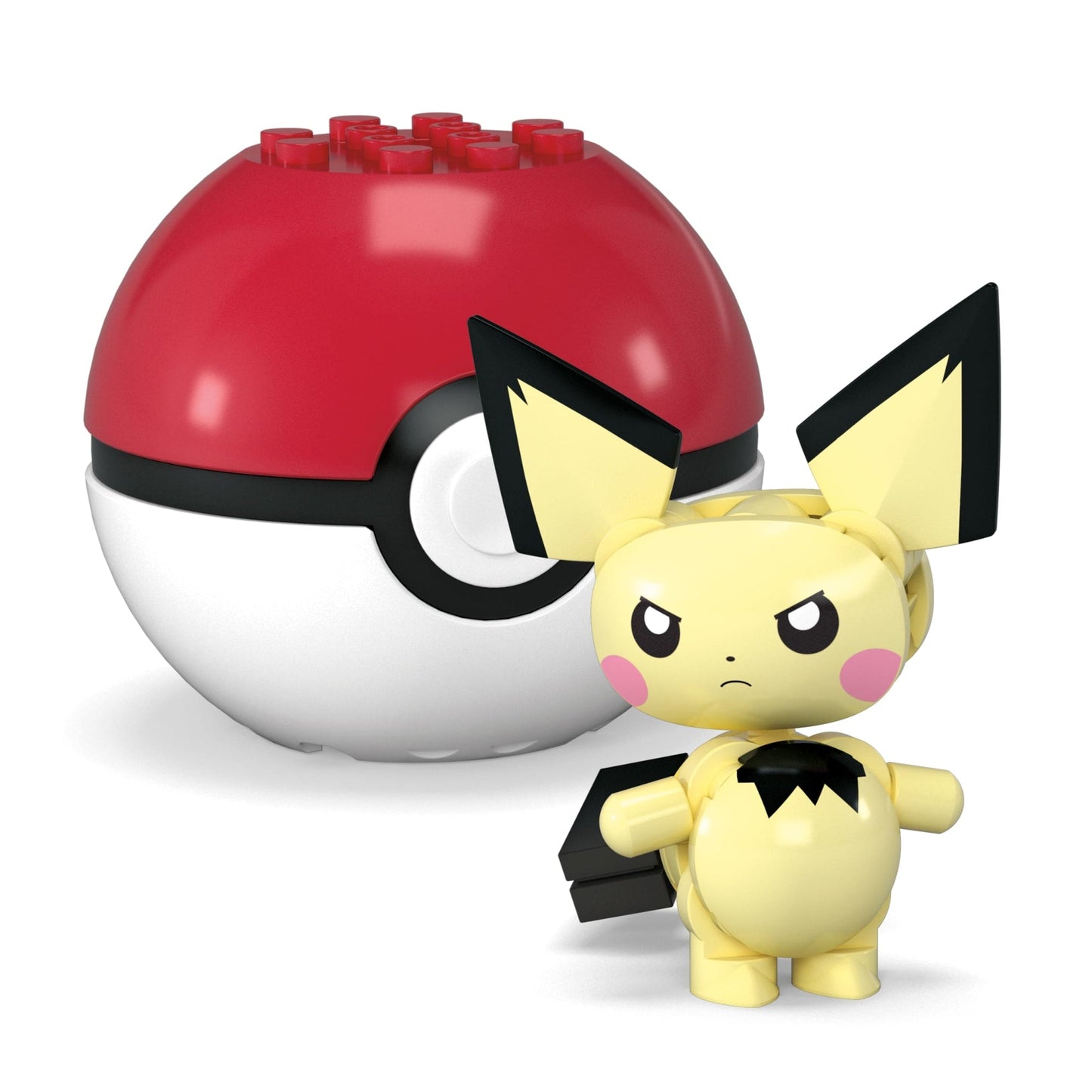 MEGA Pokémon Jogo de Construção Pokébola Colecionável Pichu