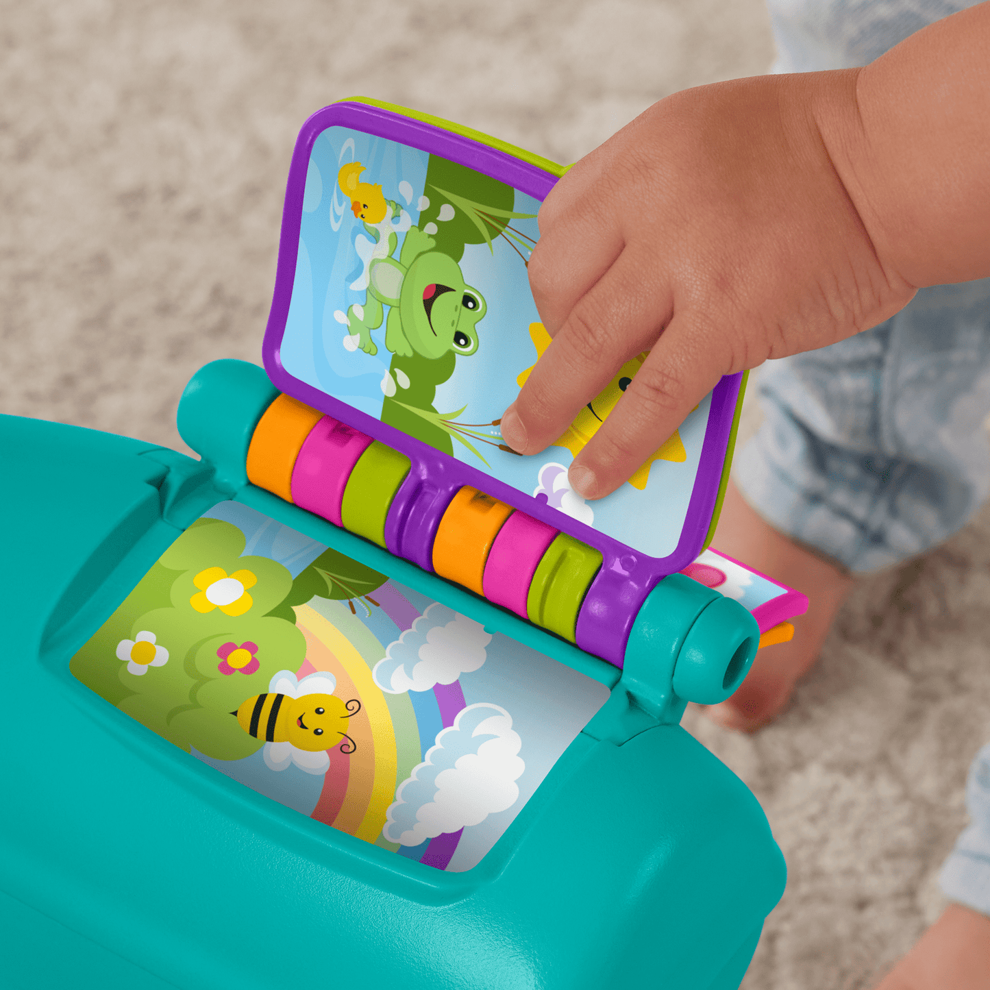Fisher-Price Ríe y Aprende Juguete para Bebés Silla de Aprendizaje Musical